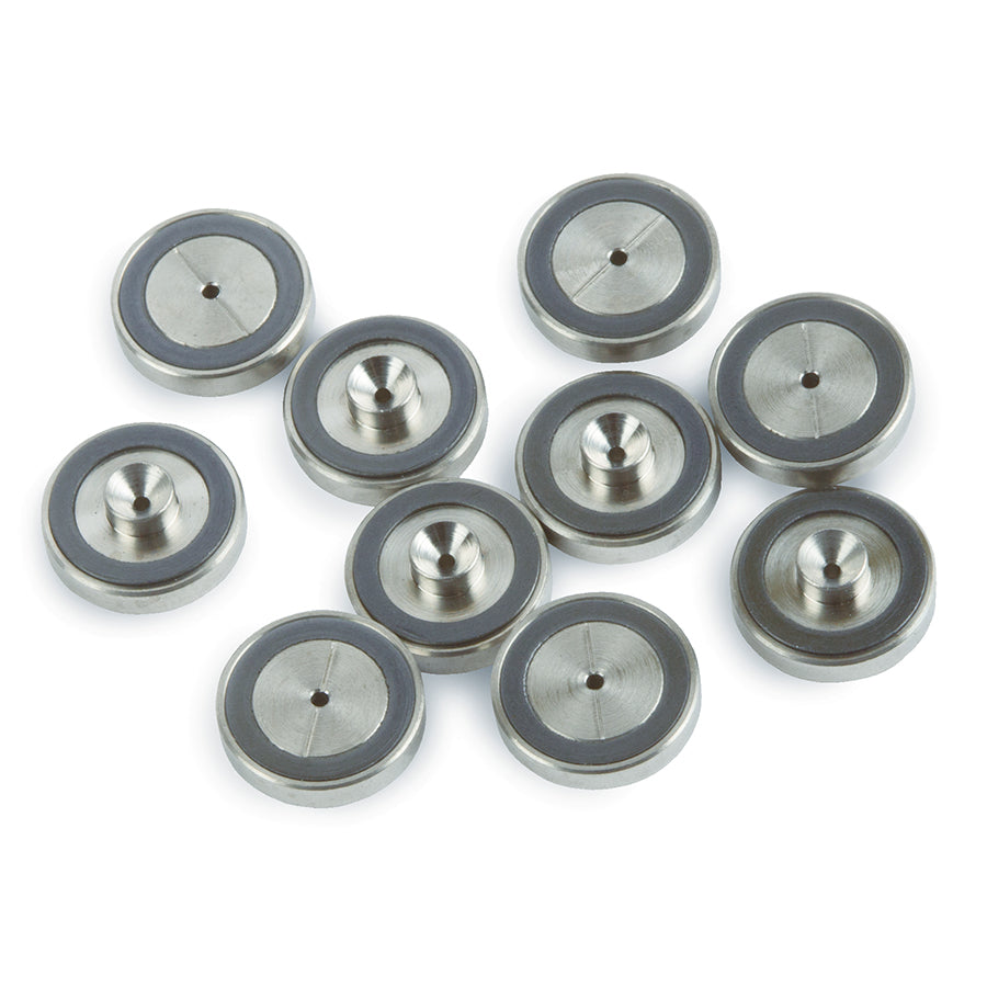 Inlet Seals, 0.8 mm Stainless Steel Dual Vespel Ring, 50/pk