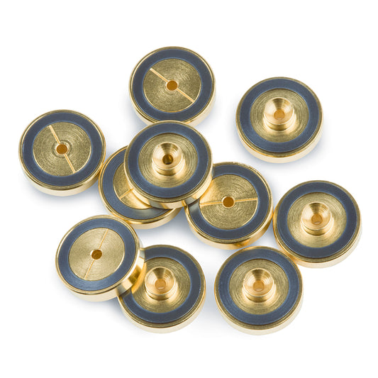 Inlet Seals, 1.2 mm Gold-Plated Dual Vespel Ring, 10/pk