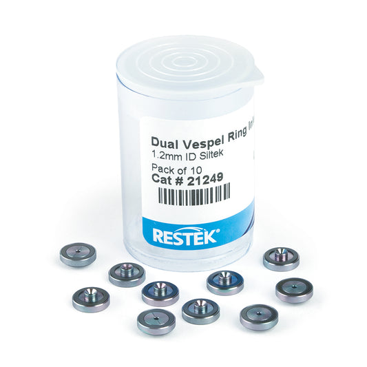 Inlet Seals, 1.2 mm Siltek Dual Vespel Ring, 10/pk