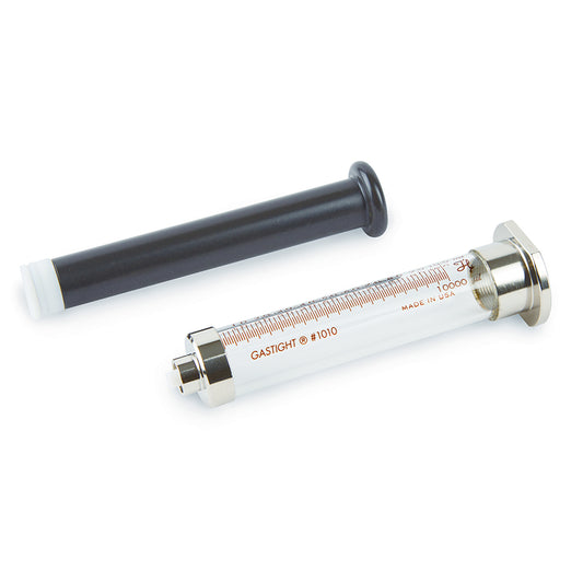 Syringe, Hamilton 1010W (10mL/TLL), Priming, for Waters HPLC Pumps