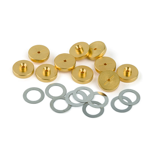 Inlet Seals, 1.2 mm Gold Plated For Agilent GCs, 10/pk