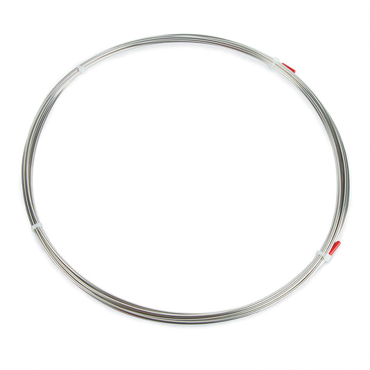 Tubing, Stainless Steel, 304SS Rinsed and Cleaned, 0.085" ID x 1/8" OD, 10ft Roll