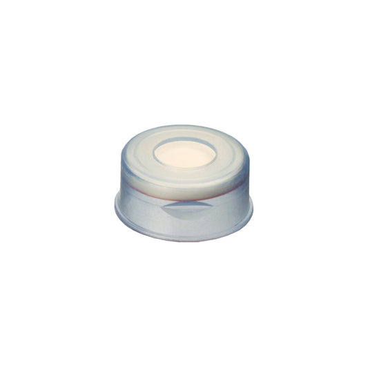 Snap Ring Vial Cap, 11 mm Clear Polypropylene PTFE Sil Septa, 1,000/pk
