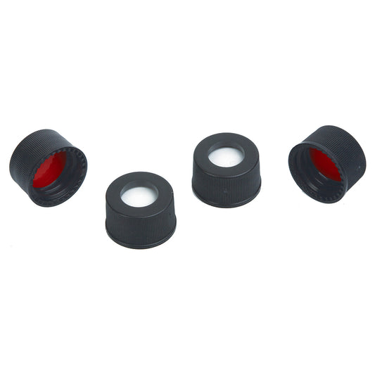 4.0 mL WISP 48 Screw-Thread Caps and Red PTFE/Silicone Septa, 1,000/pk