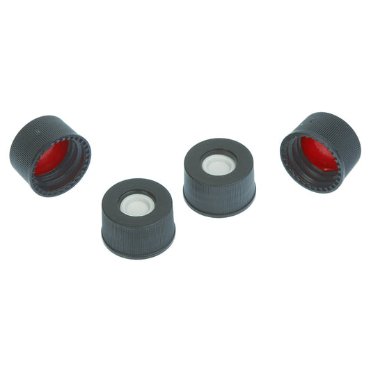 4.0 mL WISP 48 Screw-Thread Top Hat Caps and PTFE/Silicone Septa, 1,000/pk