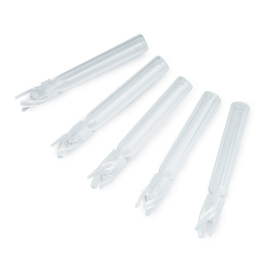 Vial Inserts, 100ul Glass LV w/PP Bottom Spring, 1,000/pk