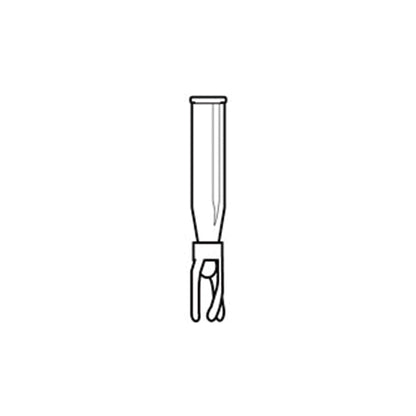 Vial Inserts, 250ul Glass BM w/Bottom Spring, 100/pk