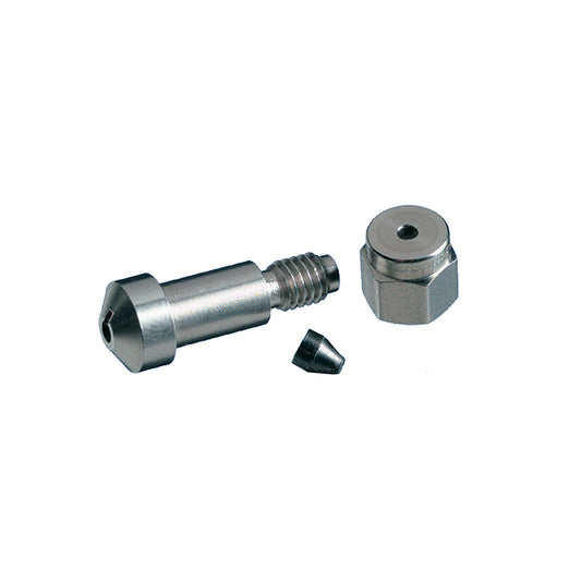 Injector Nut Kit for Shimadzu 17A, 2010, 2014, and 2030 GCs, Includes: 17A inj nut, .4mm graphite ferrule 1/16" stainless capillary nut