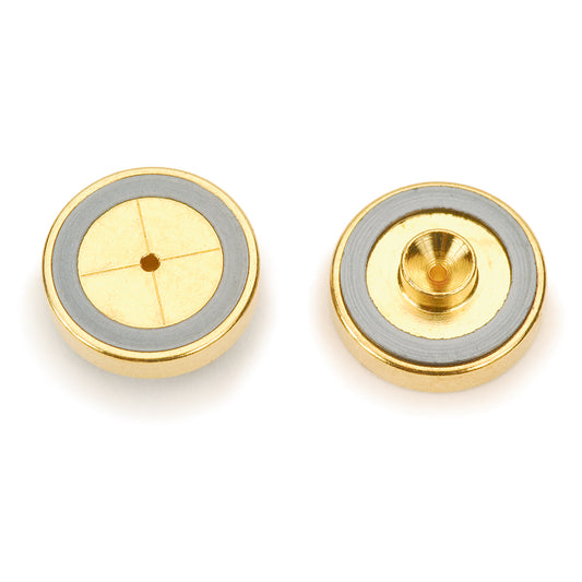 Inlet Seals, 0.8 mm Gold Plated Dual Vespel Ring Cross Disk, 2/pk