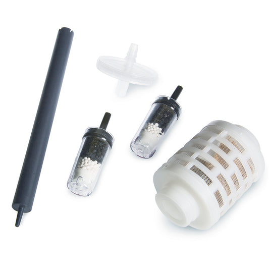 6 Month Maintenance Kit for H2PEMPD Hydrogen Generators, Includes: deionizer cartridge, 100 micron water filter, environmental filters x 2, filter replacement tool