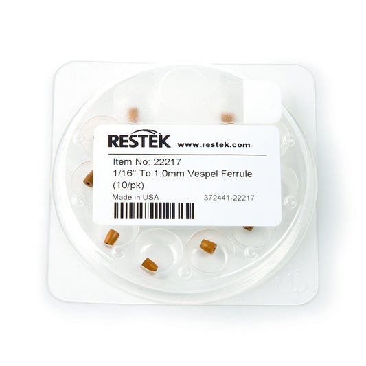 Ferrule, Vespel, 1/16" X 1.0 mm, 10/pk