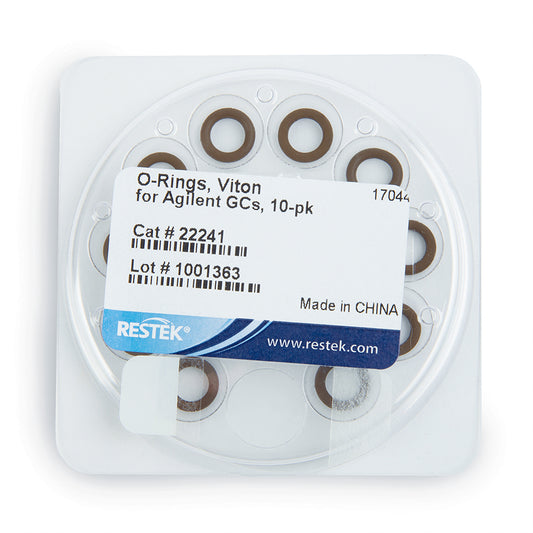O-Rings, Viton for Agilent, PE Clarus 590/690, Thermo TRACE 1300/1310, and Varian 1177 GCs, 10/pk