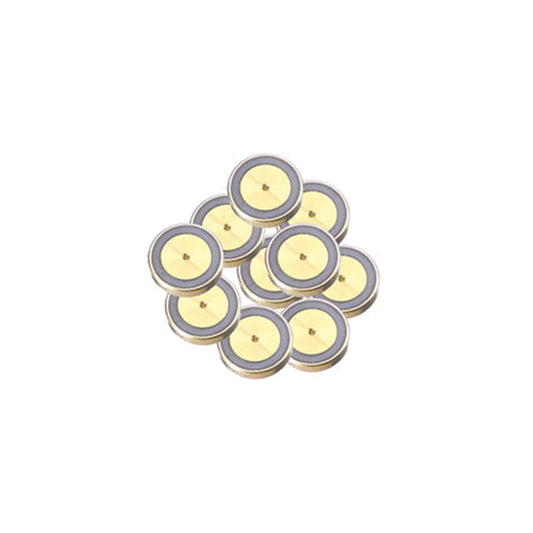 Inlet Seals, 0.8 mm Gold Plated Dual Vespel Ring for Thermo 1300/1310 GCs and PE Clarus 590/690 GCs, 10/pk