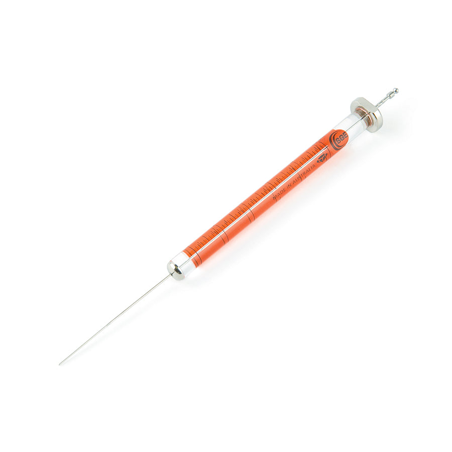 Syringe, SGE 10F-AG-GT-0.63/0.47C (10uL/F/23-26/42mm/Cone), Gas-Tight PTFE-Tipped for Agilent Autosampler