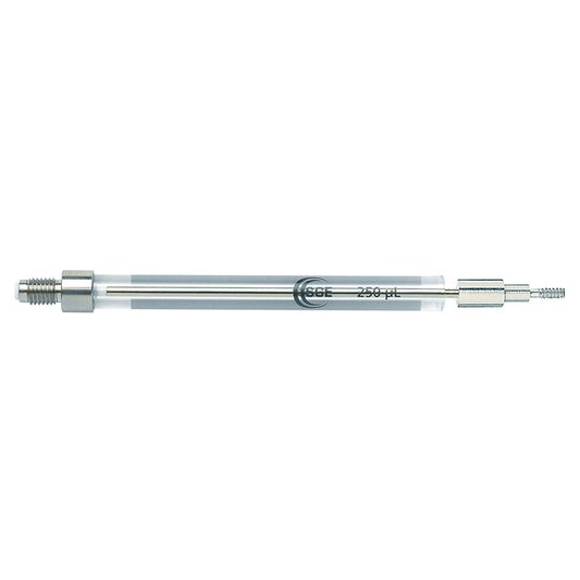 Syringe, SGE 250D-WISP (250uL, 1/4-28 UNF Thread), Waters WISP LC Autosampler