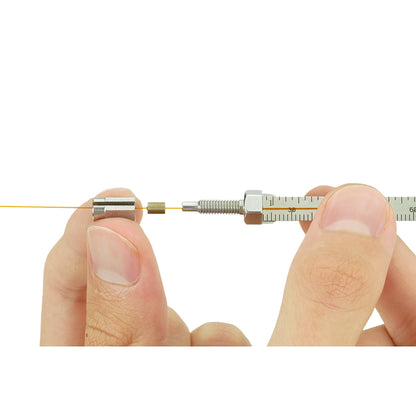 Capillary Installation Gauge for older Thermo Scientific TRACE GCs, Focus SSL, and PTV injectors (using M4 ferrules)