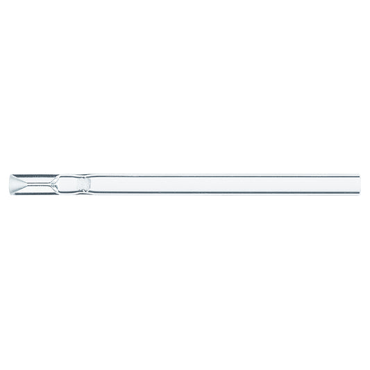 Fritted Single Taper (Gooseneck) Liner 3 mm x 5.0 x 80 for ATAS GCs, Standard Deactivated, 5/pk