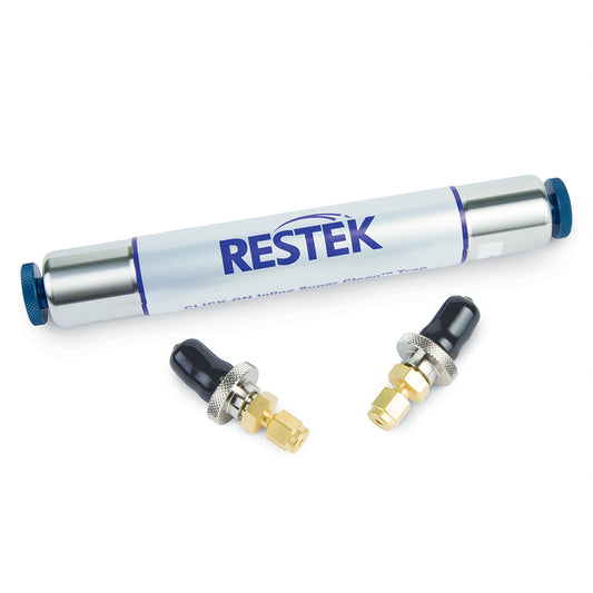 Helium-Specific Carrier Gas Cleaning Kit, 1/8" Brass (Includes (2) 1/8" Brass Connectors and (1) oxygen/moisture/hydrocarbon helium-specific triple trap)