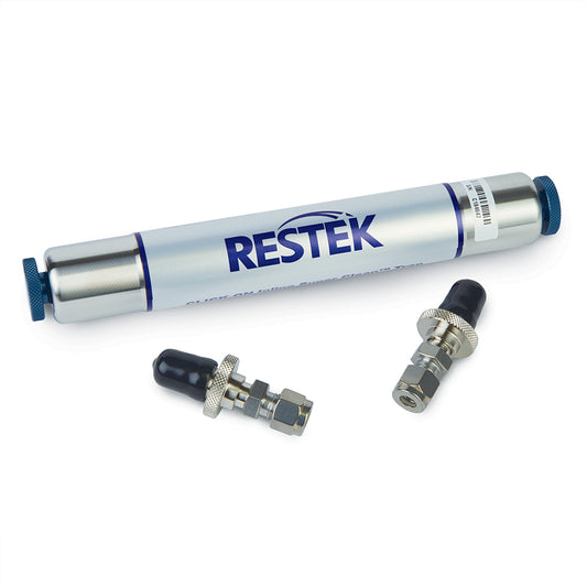 Helium-Specific Carrier Gas Cleaning Kit, 1/4" Stainless Steel (Includes (2) 1/4" SS Connectors and (1) oxygen/moisture/hydrocarbon helium-specific triple trap)