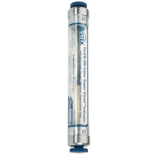 Click-On In-line Super Clean Indicating Cartridge (oxygen, moisture)