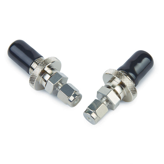 Click-On In-line Super Clean Connectors, 1/8" Stainless Steel, 2/pk
