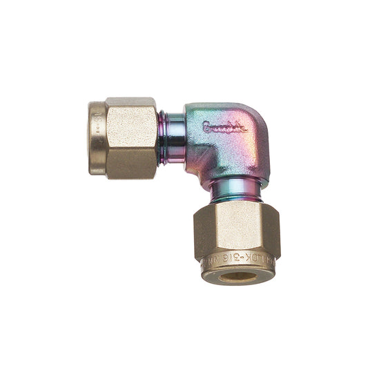 Swagelok Fitting, 1/8" Elbow, Siltek/Sulfinert Treated, Swagelok # SS-200-9, ea.