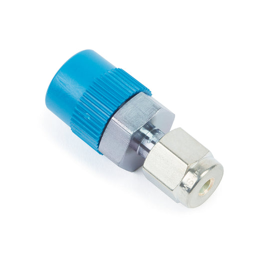 Swagelok Fitting, 1/8" to 1/4" NPT Male Connector, Siltek/Sulfinert Treated, Swagelok # SS-200-1-4, ea.