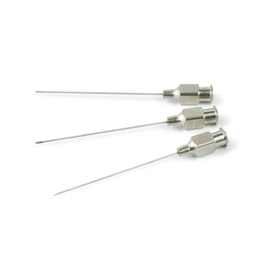 Luer Syringe Needles for 500uL A2 Gas-Tight Syringes, 22ga, (0.028"OD x 0.012"ID x 2"), 3/pk