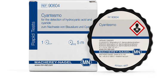 Qualitative Test Paper Cyantesmo for Cyanide: 0.2 mg/L HCN, 5 m x 10 mm