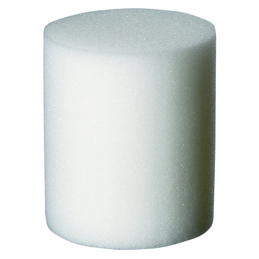 Large PUF Plug, unwashed, 6cm OD x 7.6cm length, 10/pk