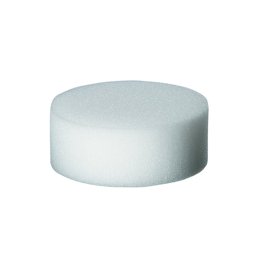 Large PUF Plug, unwashed, 6cm OD x 2.5cm length, 10/pk