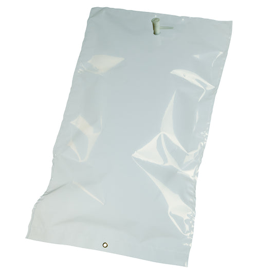 Gas Sampling Bag, ALTEF, 25L, 18"x24" w/polypropylene combo valve & septum, 1 eyelet, 5/pk