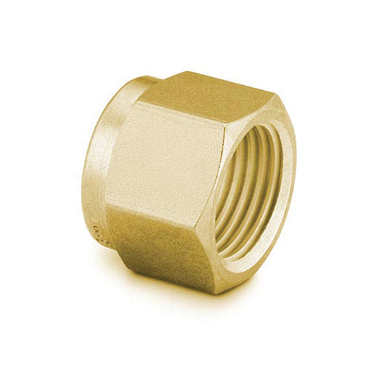Swagelok Fitting, 1/8" Nut, Brass, 40/pk