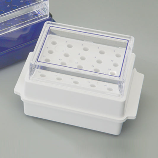 ArticIce 20-Place Cooler For 1.5 mL Or 0.5 mL Tubes, Maintains Samples At 0C, White