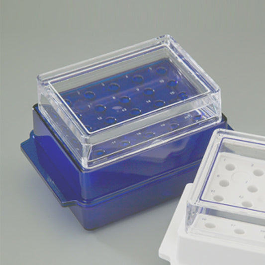 ArticIce 20-Place Cooler For 1.5 mL Or 0.5 mL Tubes, Maintains Samples At -10C To -20C, Blue