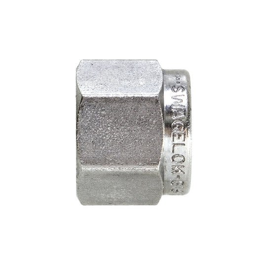 Swagelok Fitting, 1/4" Nut, Stainless Steel, 10/pk