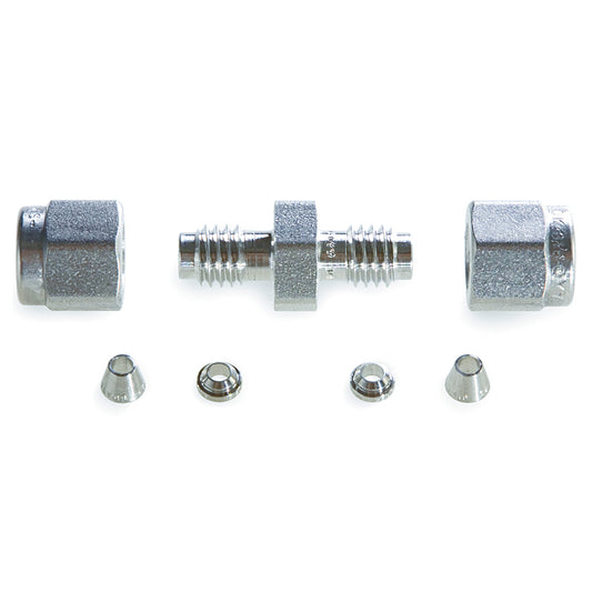 Swagelok Fitting, 1/16" Union, Stainless Steel, ea.