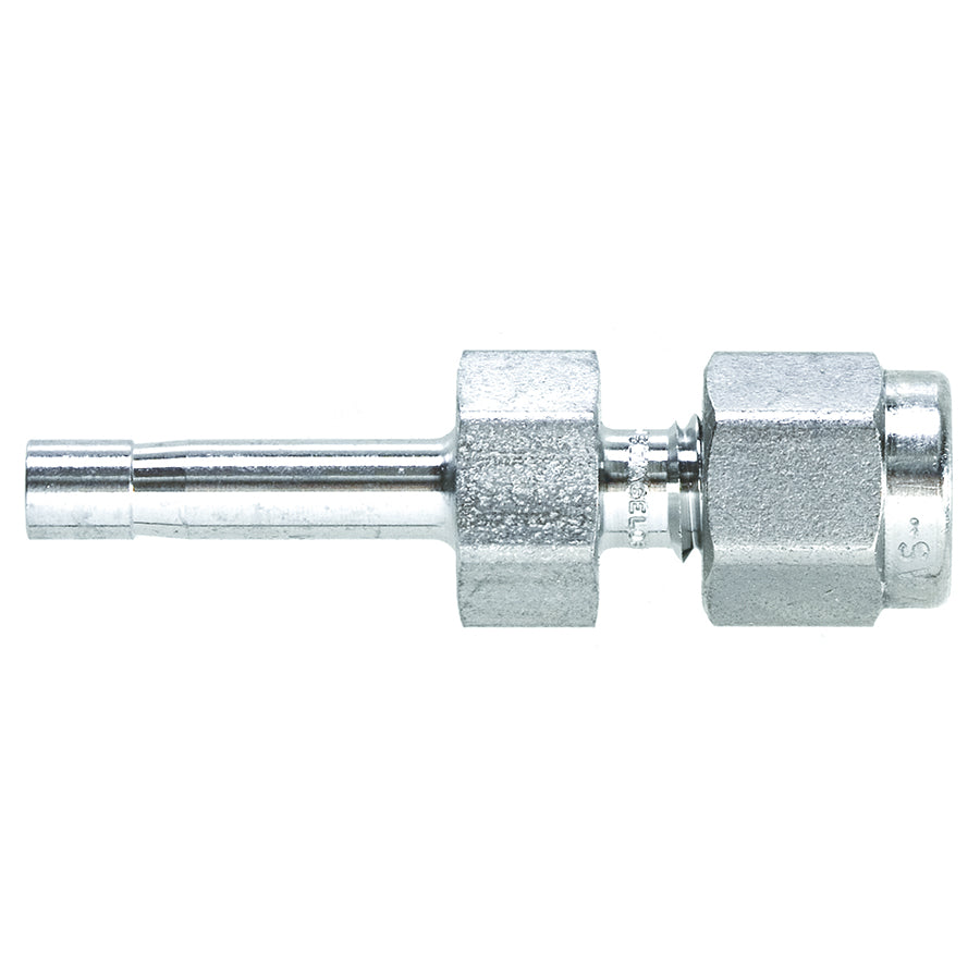 Swagelok Fitting, 1/8" to 1/16" Tube End Reducer, Stainless Steel, 2/pk