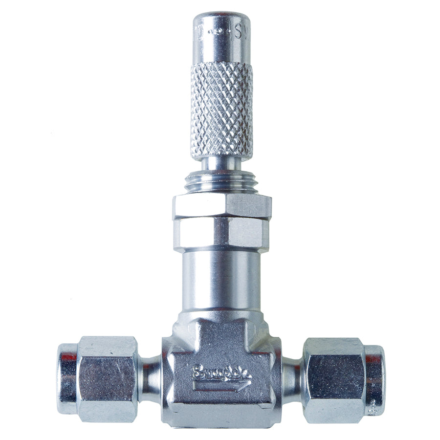 Swagelok Valve, 1/8" Stainless Steel Straight Metering