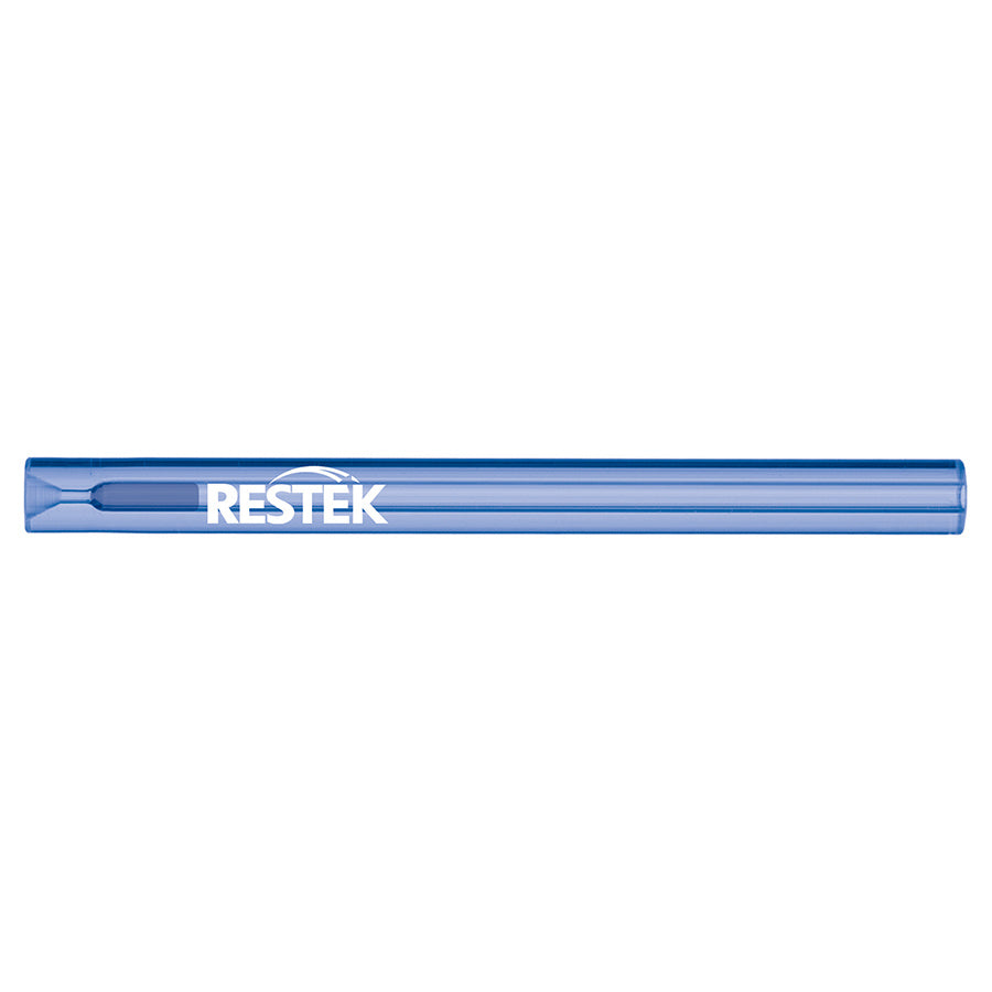 Topaz Liner, Splitless Single Taper (Gooseneck) w/wool, 2 mm x 6.5 x 78.5 for Agilent GCs, 5/pk