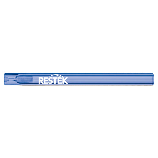 Topaz Liner, Splitless Single Taper (Gooseneck) w/wool, 4 mm x 6.5 x 78.5 for Bruker/Varian GCs, 5/pk