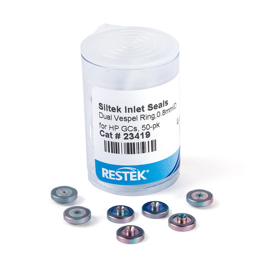 Inlet Seals, 0.8 mm Siltek Dual Vespel Ring, 50/pk
