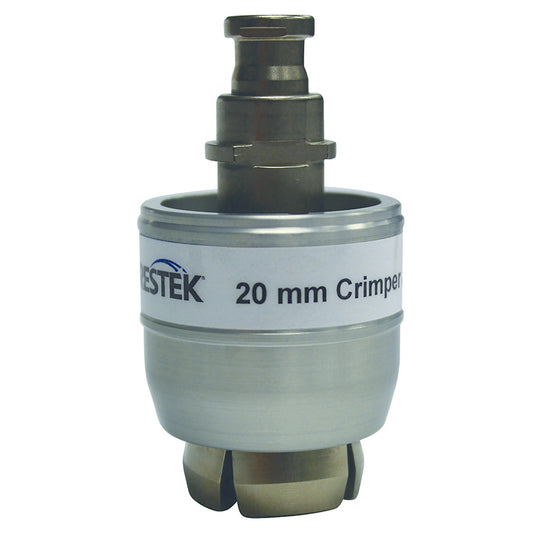 Interchangeable crimper jaw set for use with high-power crimping tool, 20 mm