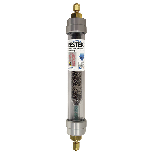 Indicating Carrier Gas Purifier, 1/4" Brass
