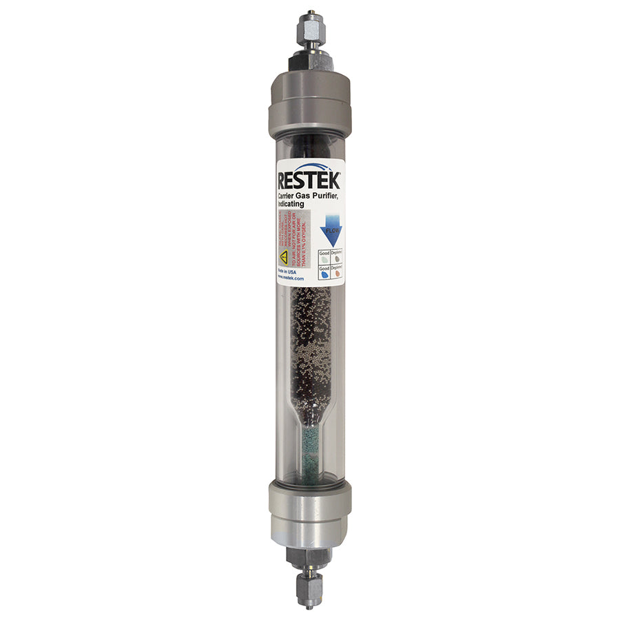Indicating Carrier Gas Purifier, 1/8" Stainless Steel