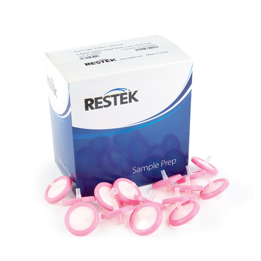 30 mm Syringe Filter, 0.22um, Nylon, pink, 100/pk