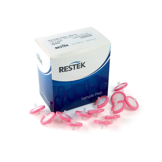 30 mm Syringe Filter, 0.45um, Nylon, pink, 100/pk