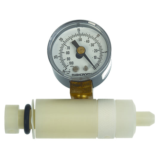 Replacement Vacuum Valve and Gauge Assembly, for Original Resprep SPE Manifolds (RK26077 & RK26080)
