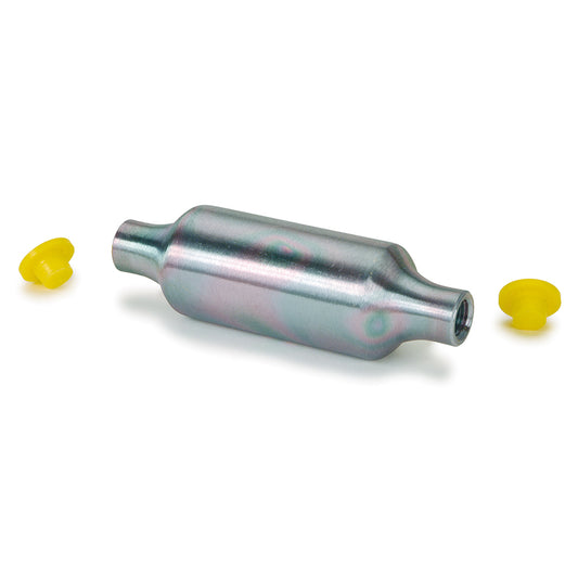 Sample Cylinder, Sulfinert, 75cc, 1800psig, 304L SS, 1/4" Female NPT Threads