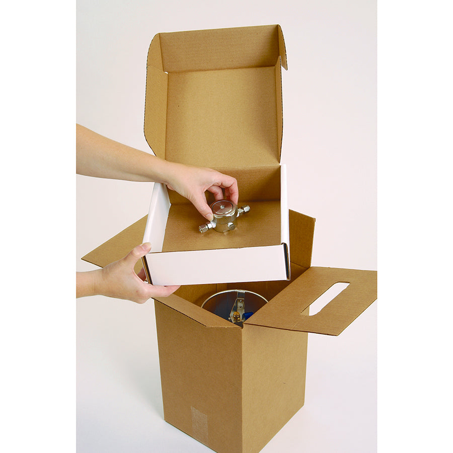Canister Carrying Box Kit, Includes 4 x 6L Carrying Boxes & 1 Shipping Box